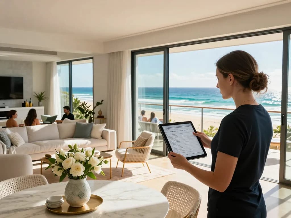 Experience premium Airbnb management gold coast in a stylish oceanfront beach house.