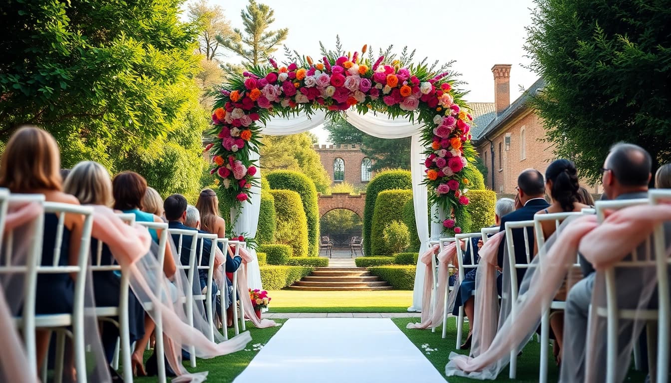 Capture the essence of the Best Wedding Venue Jacksonville with a stunning outdoor ceremony.
