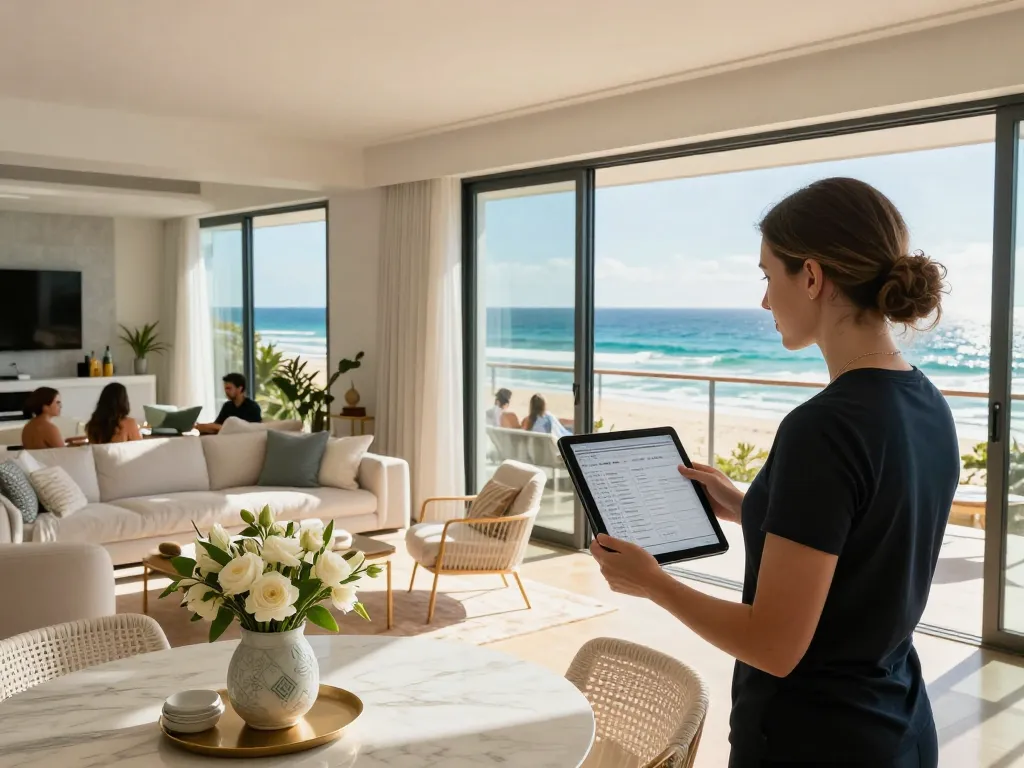 Experience premium Airbnb management gold coast in a stylish oceanfront beach house.