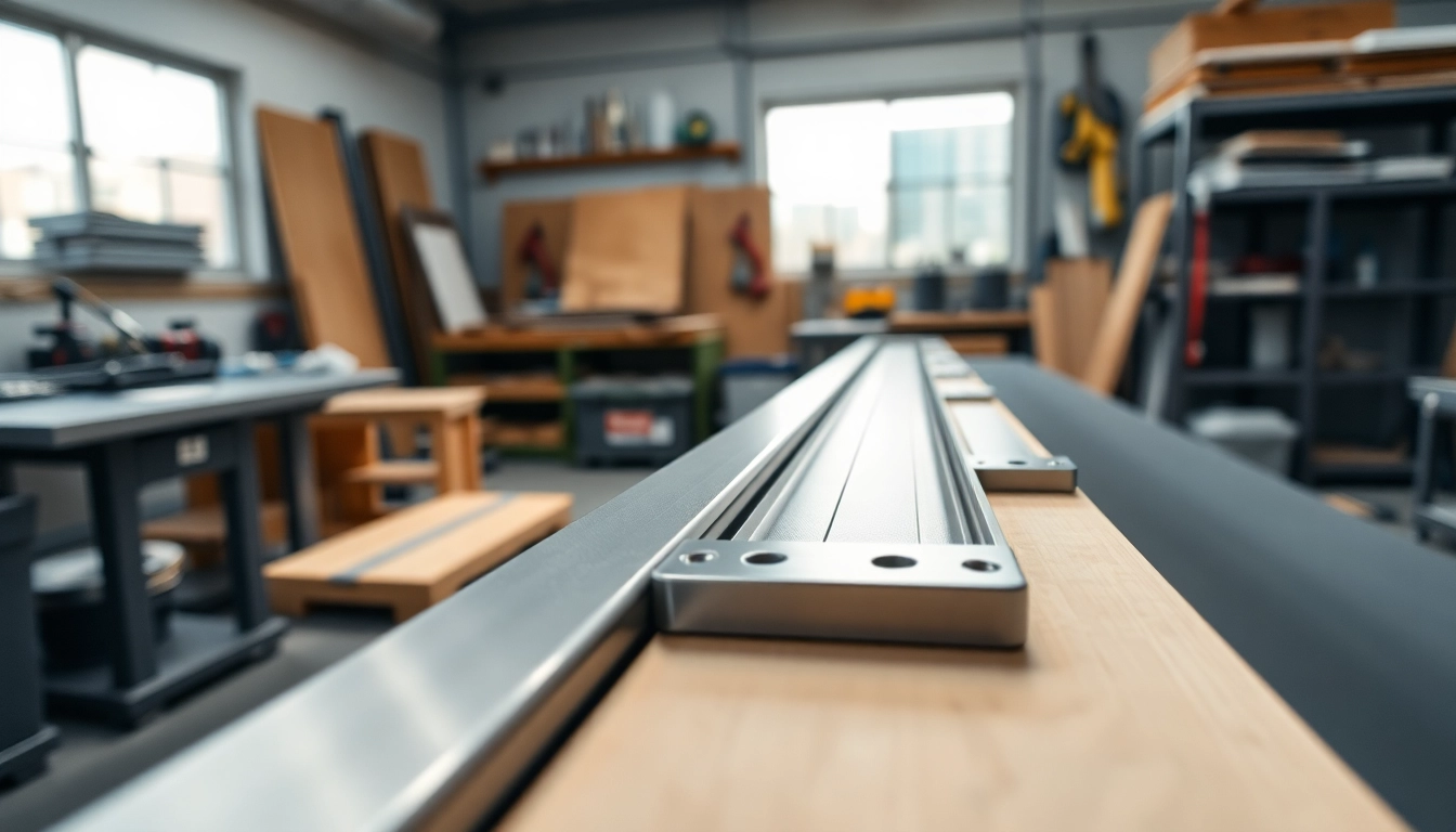 Explore essential drawer slides supplier's solutions in a sleek workshop environment.