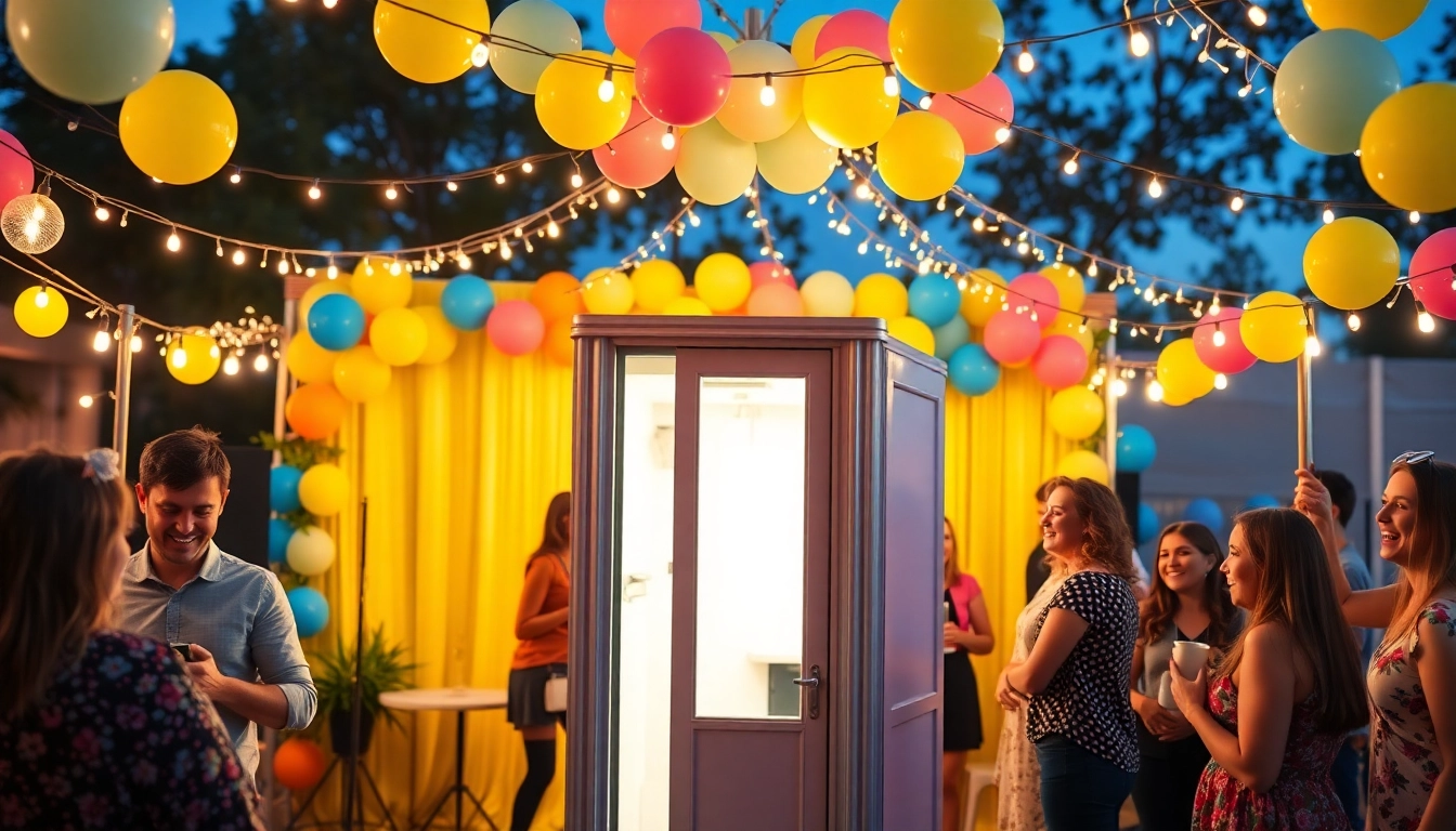 Engage in fun moments with a vibrant photo booth rental at your next event.