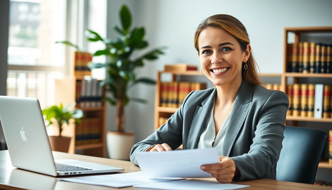 Enduring Guardian legal advisor providing guidance in a modern office setting.