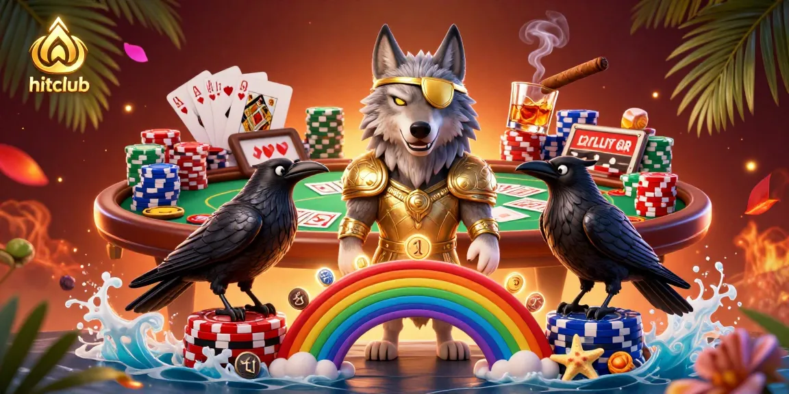 Experience thrilling gameplay at hitclub with Odin and his ravens in a vibrant casino setting.