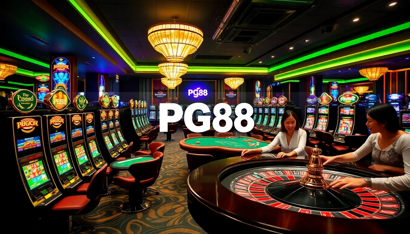 Experience excitement at PG88 casino with vibrant games and luxury atmosphere.