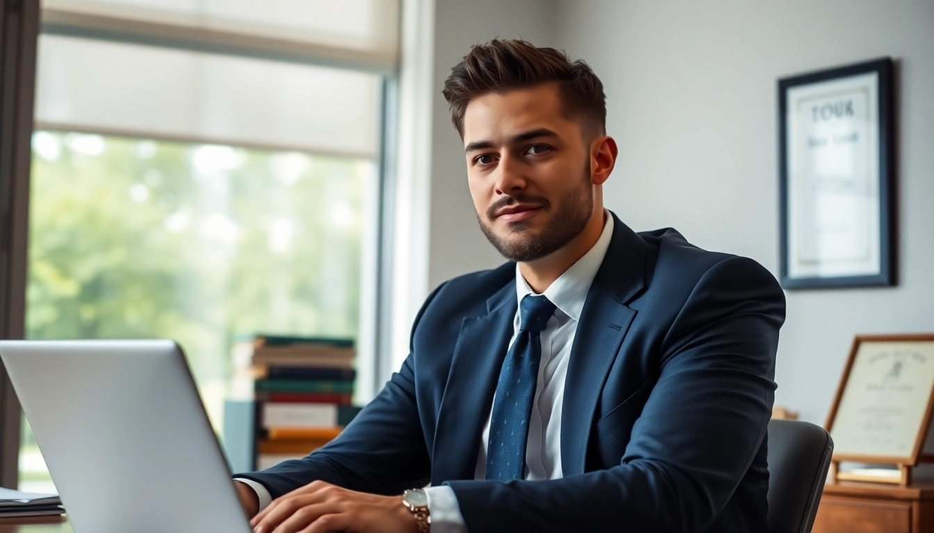 Clearwater truck accident lawyer consulting with clients in a professional office.