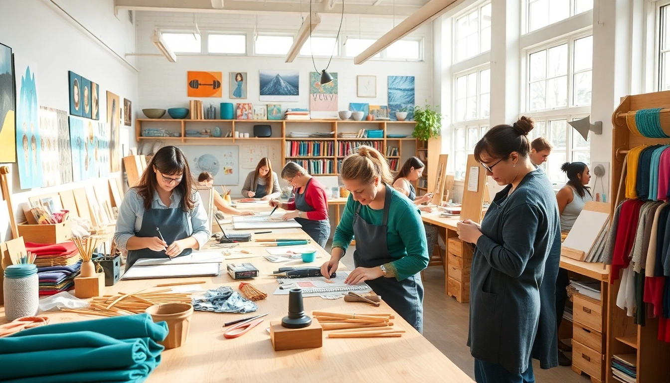 Enhance your skills with craft training in an energetic workshop atmosphere.