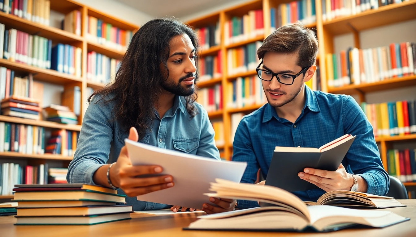Provide toefl expert help with a professional tutor guiding a student in an engaging library setting.