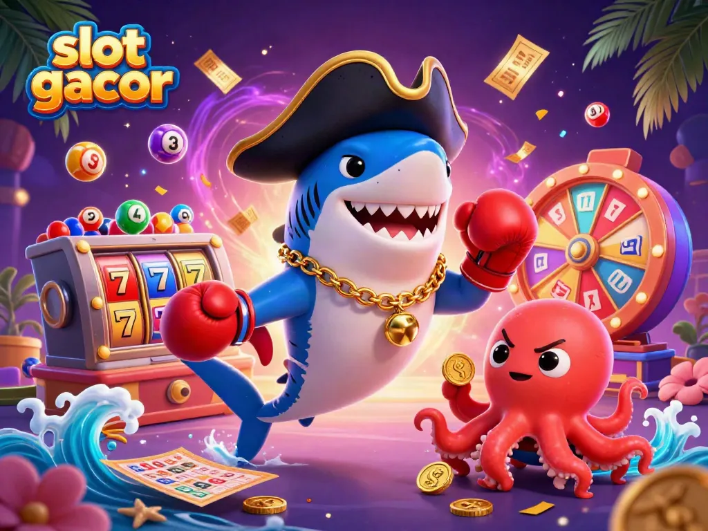 Menggali potensi slot gacor dengan jackpot menggiurkan dalam ilustrasi penuh warna dan detail menarik