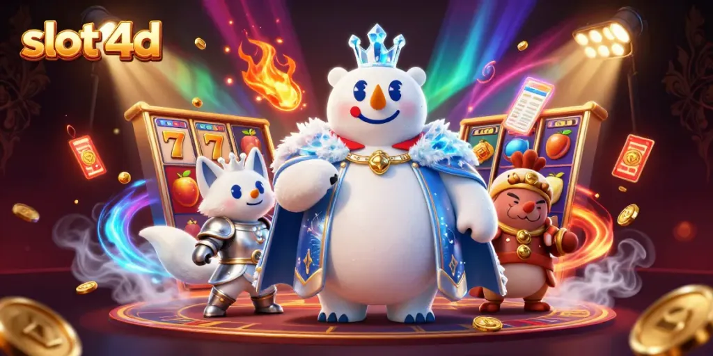 Experience thrilling gameplay with slot 4d, showcasing dazzling characters and vibrant casino elements stirring excitement.