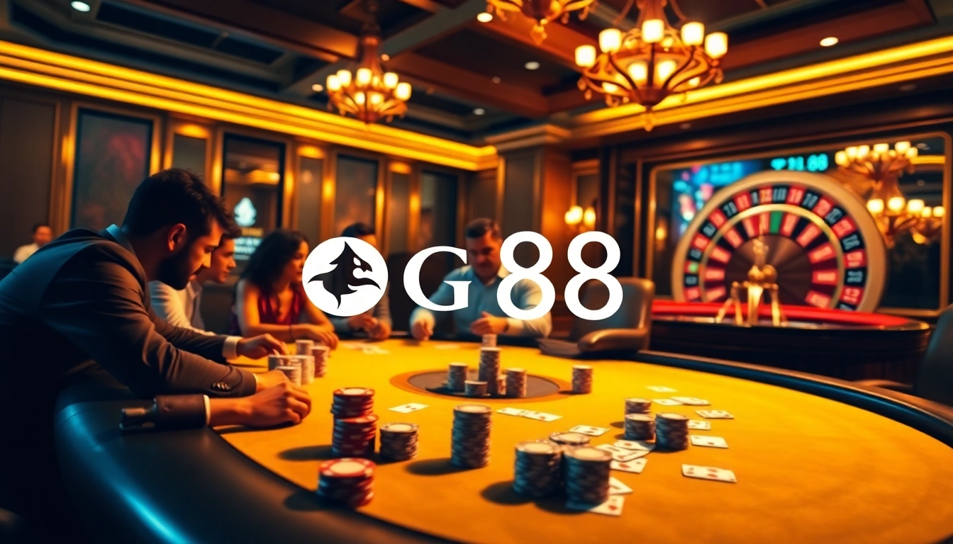 Engage in thrilling gameplay at pg88's luxurious casino environment.