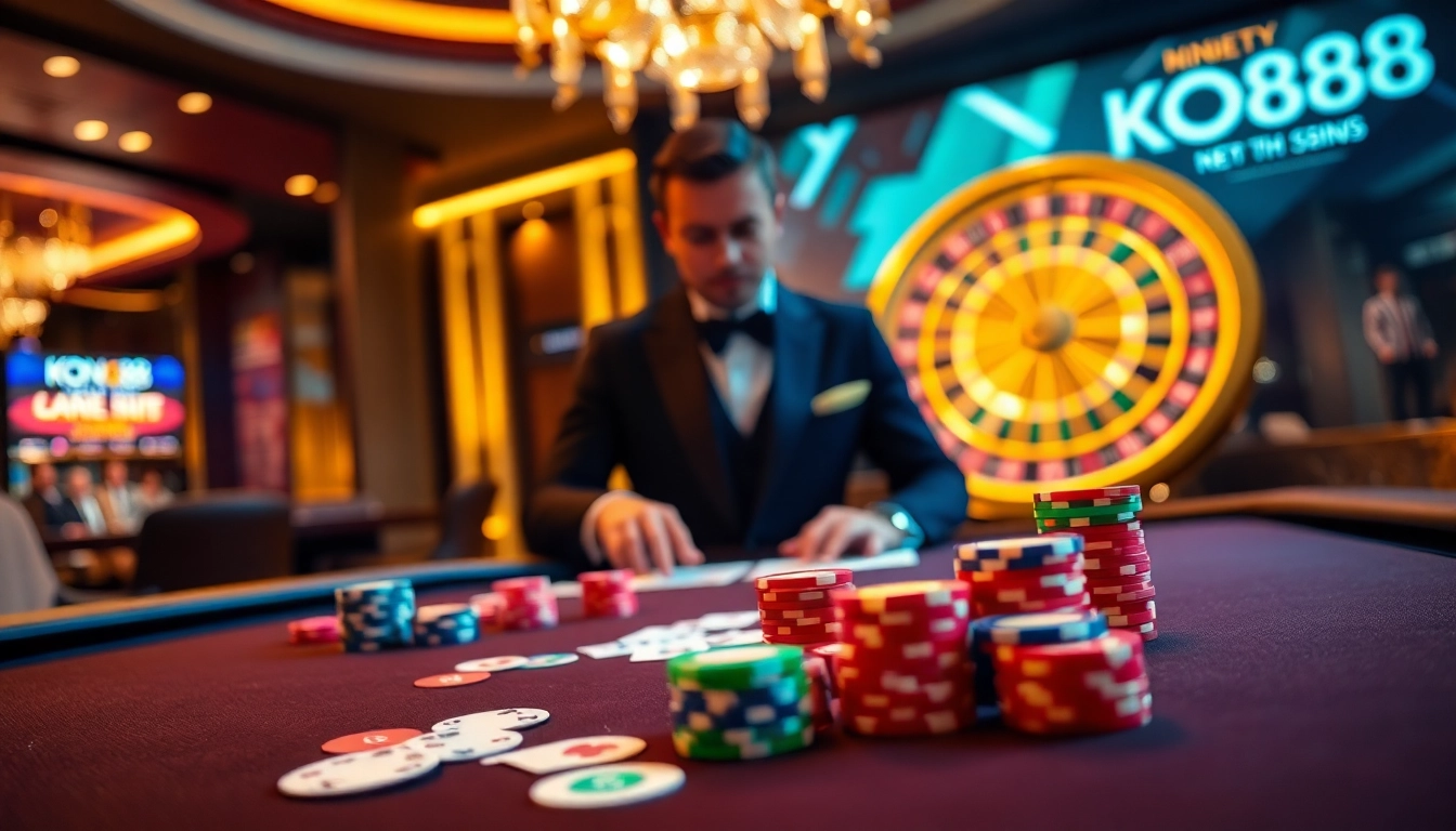 Experience thrill at Nhà cái KONG88 with vibrant casino games and professional dealers.