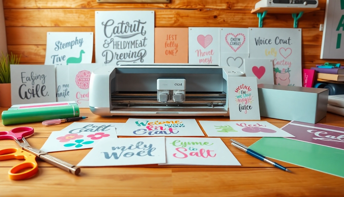 Explore captivating design bundles SVG files for Cricut crafting, featuring vibrant colors and essential tools.
