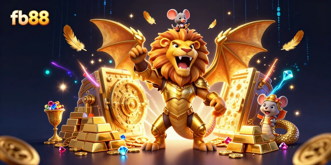 Experience thrilling games at fb88 with exhilarating treasure hunts in a vibrant casino scene!