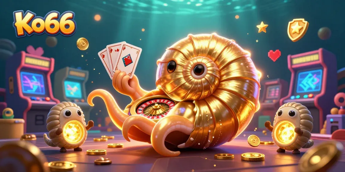 Win big at Ko66 with an exciting nautilus-themed online gaming experience bursting with golden treasures.